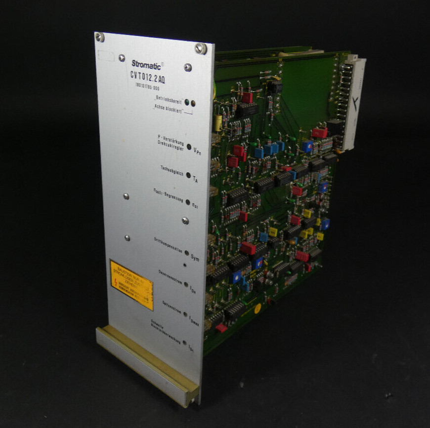 Stromag / Stromatic CVT012.2 AQ Servo Amplifier / Drive | 180101765-000