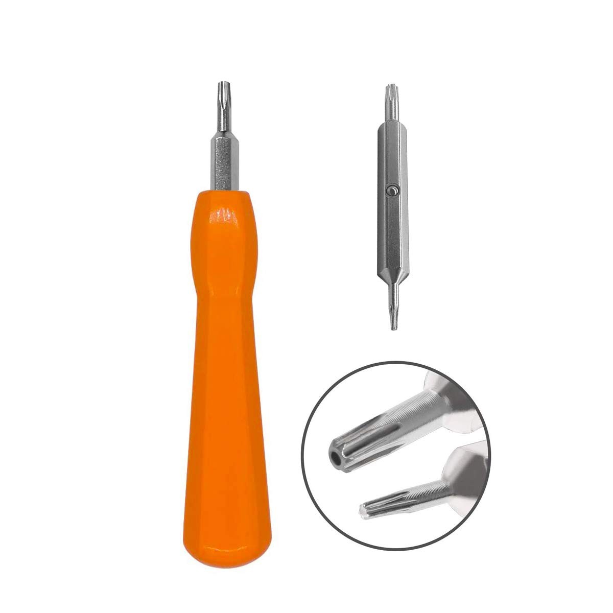 Screwdriver for Ring Doorbell,EMiEN Torx T6 T15 Bit Doorbell