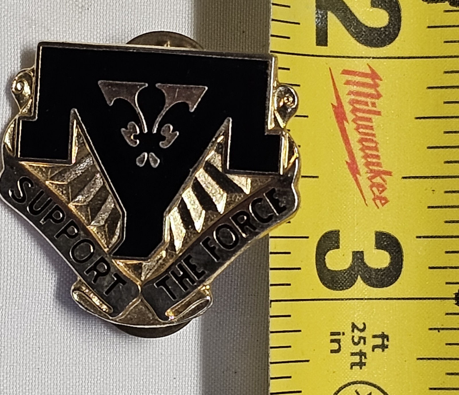 Vintage Support The Force US Military Insignia Pin 544 Maintenance Unit Insignia