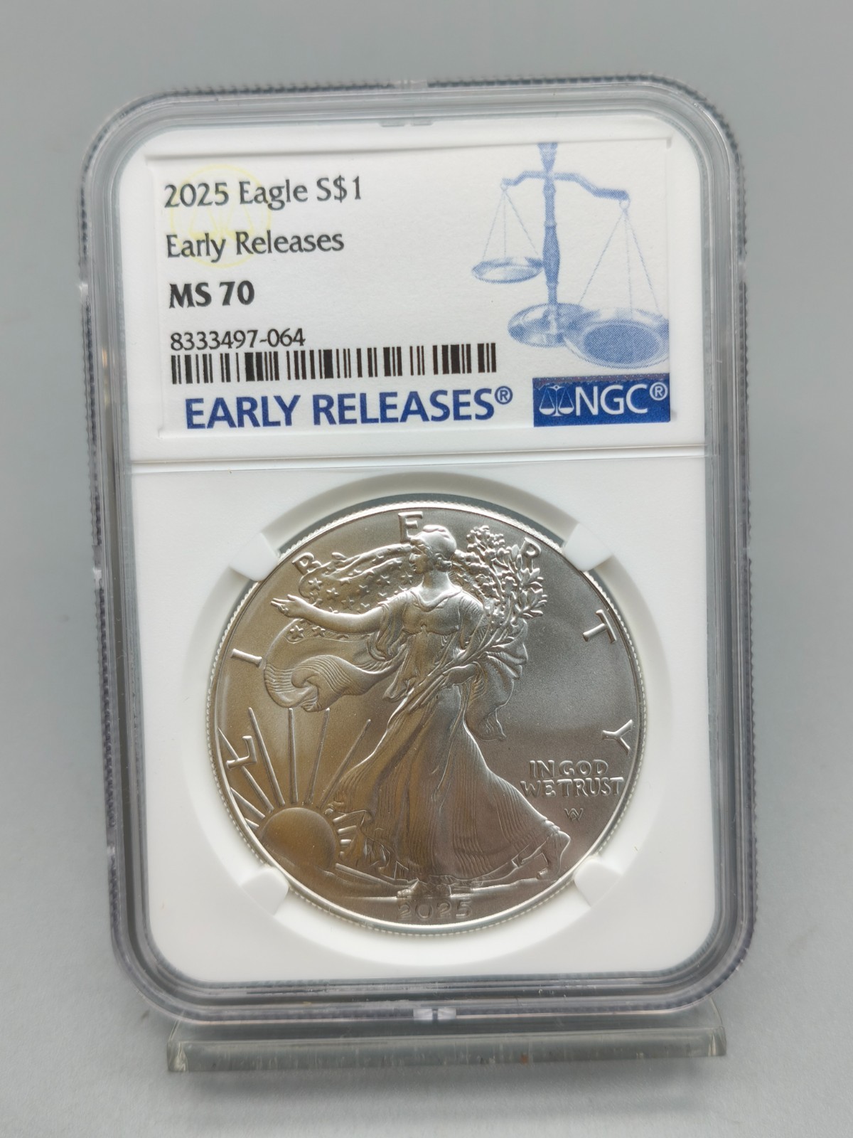 2025 American Silver Eagle NGC MS 70 Early Releases