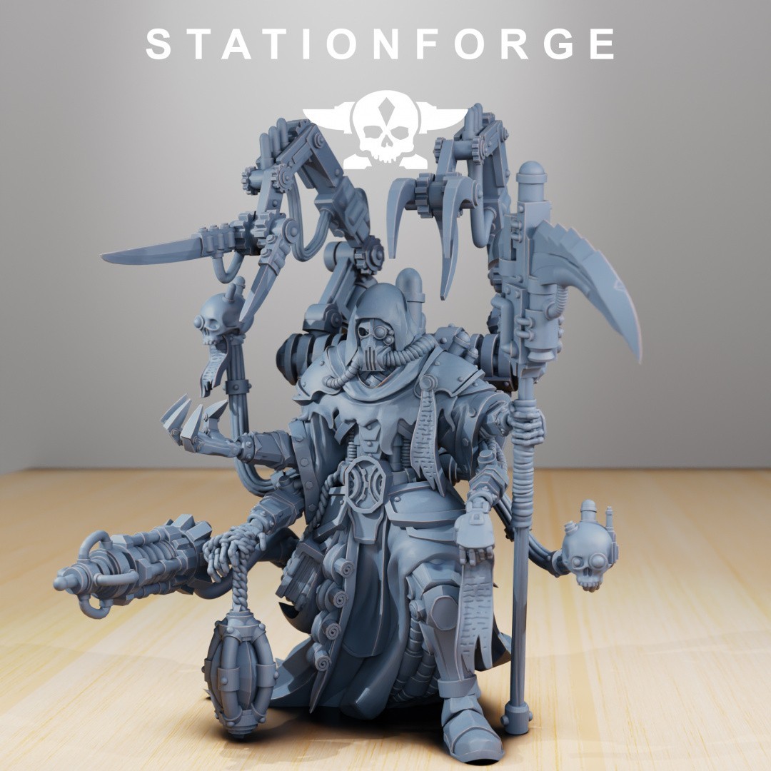 Scavenger Seeker Grimdark 3D Printed Miniatures Station Forge 16k
