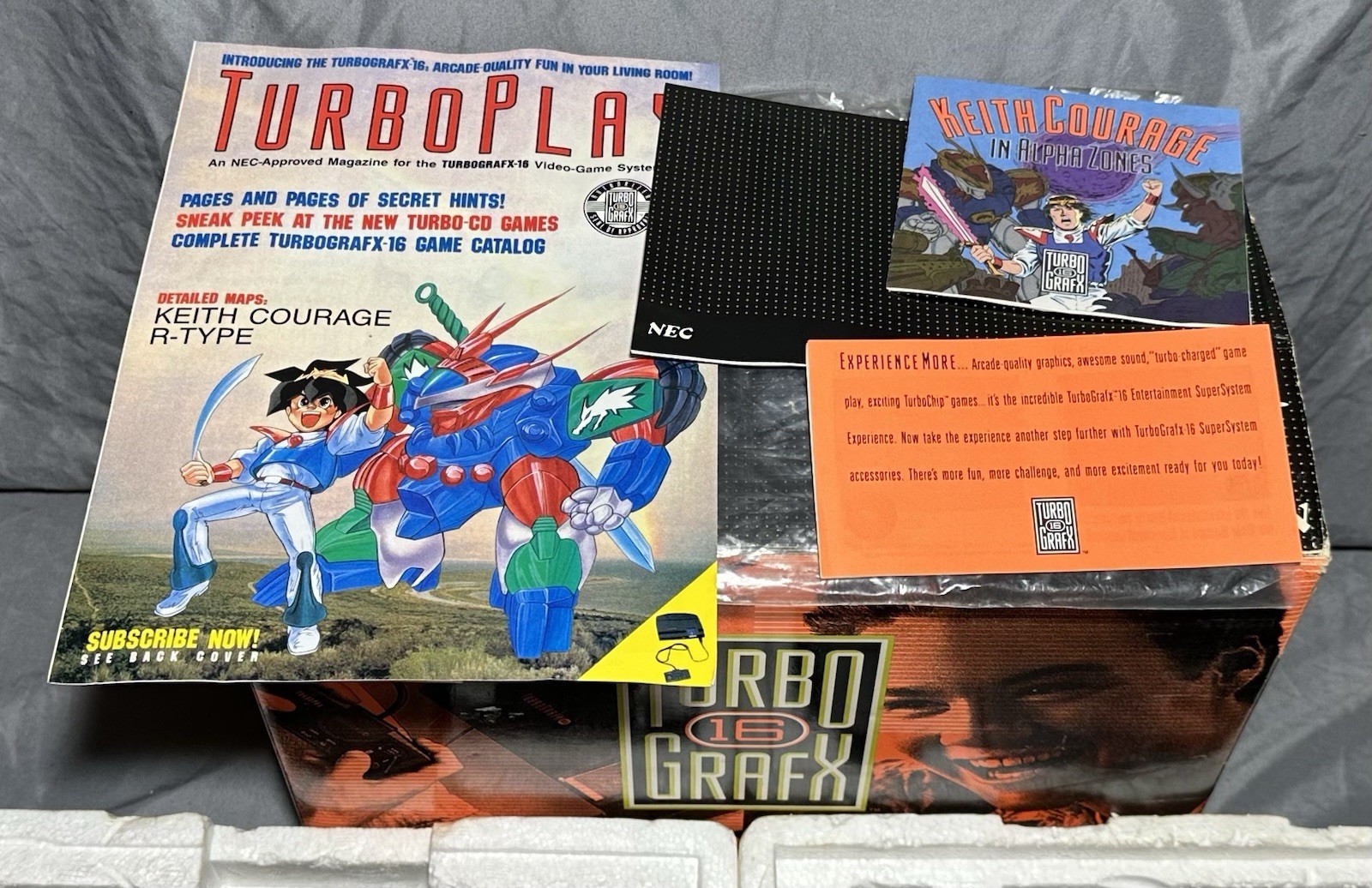 Turbo Grafx 16 Entertainment Supersystem Console NEC