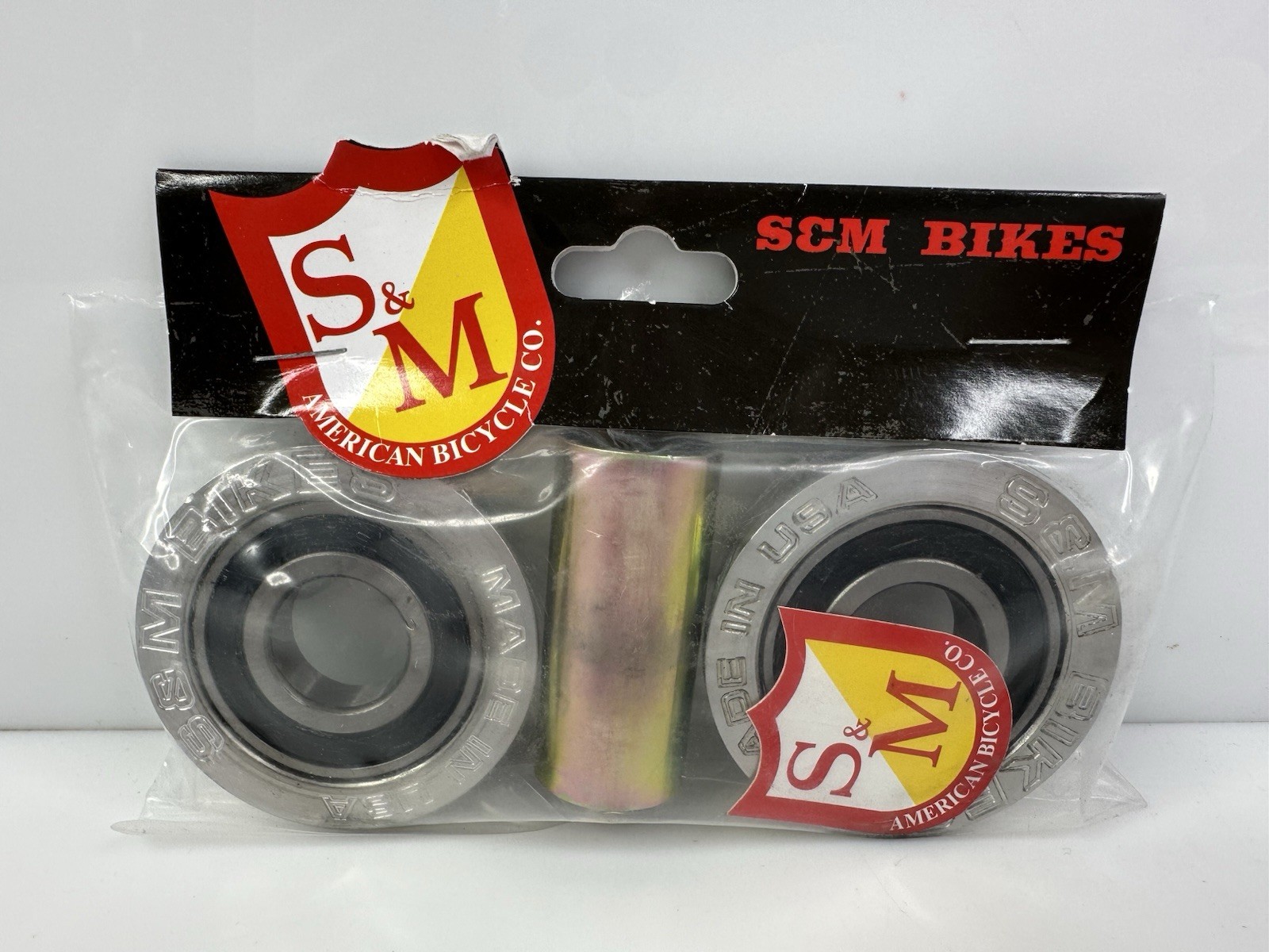S&M Bikes American Bottom Bracket Kit 19mm Silver USA