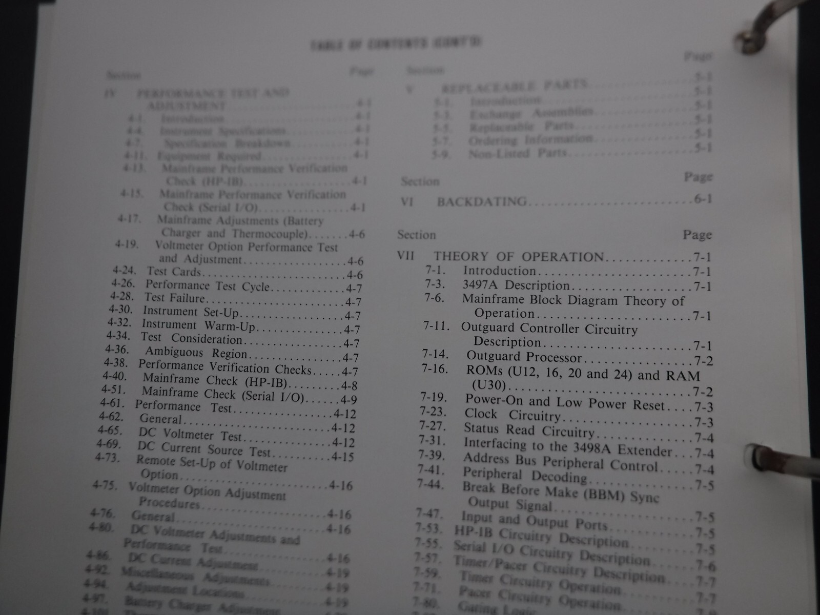 Hewlett Packard 3497A Data Acquisition/Control Unit Manual 03497-90020