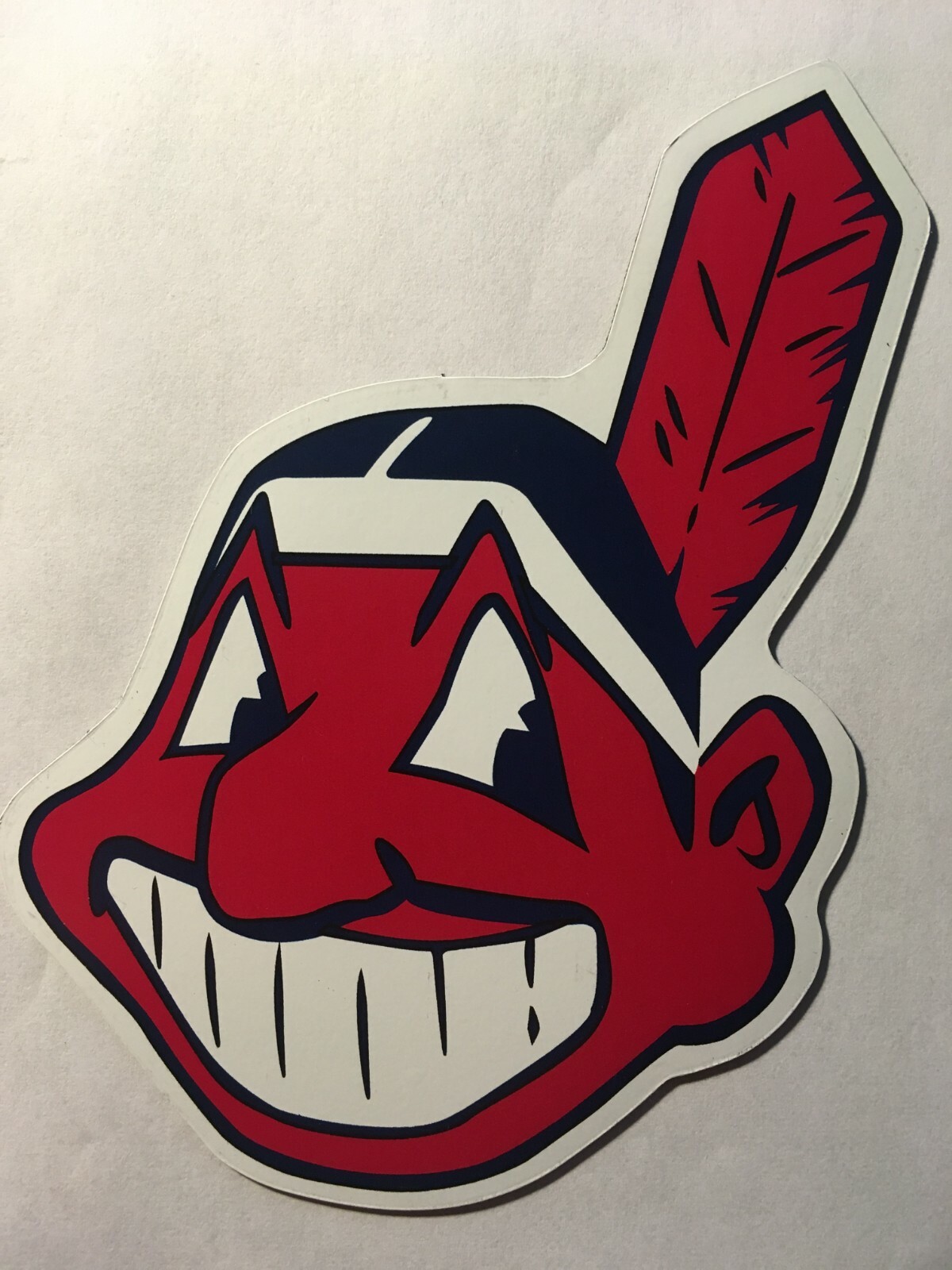 cleveland indians chief wahoo 6 Inch car magnet Indians magnet cleveland indians