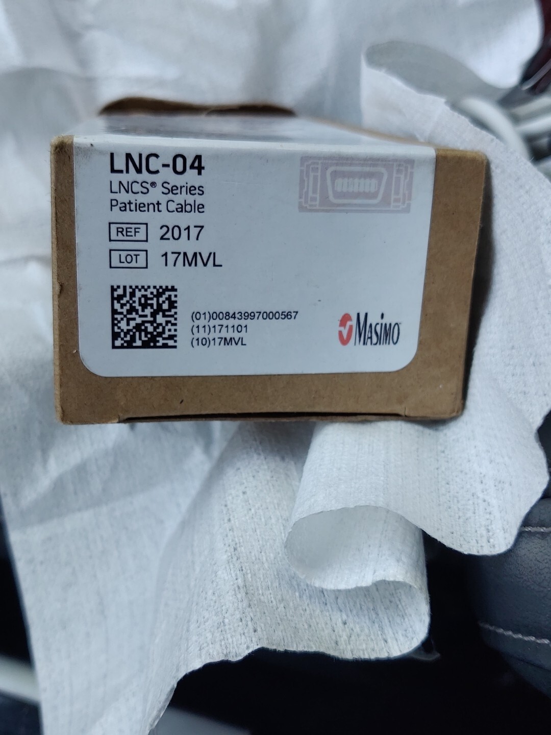 Masimo 2017 LNC-04 Patient Cable - 4FT