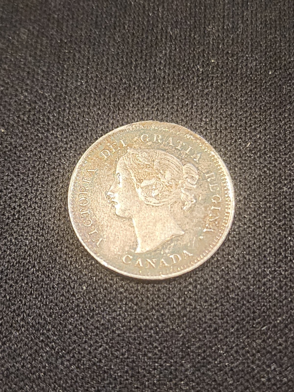 1899 Canada 5 Cents Silver Coin