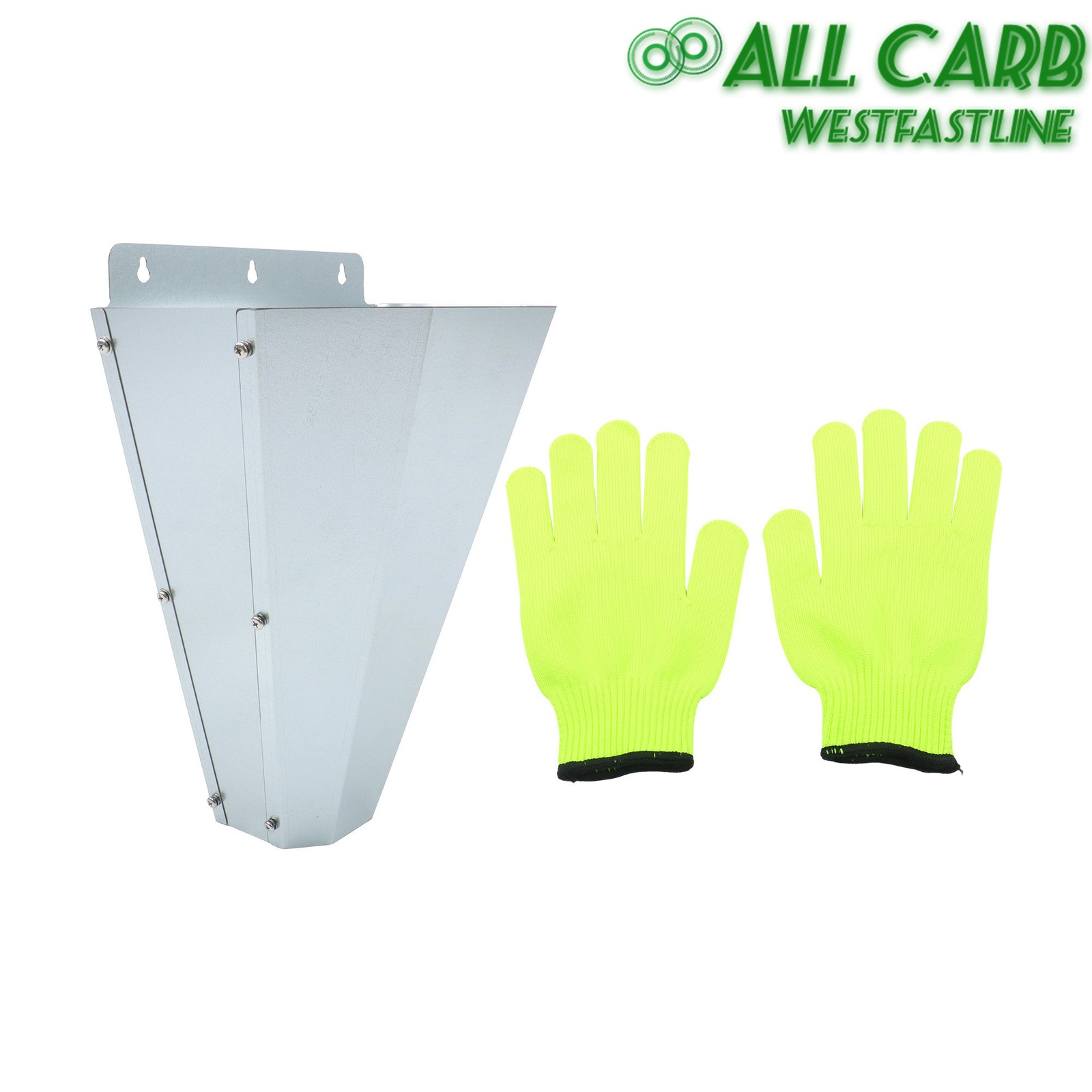 Stainless Steel Kill Cone with Safety Gloves Medium Chicken Cone For Butchering