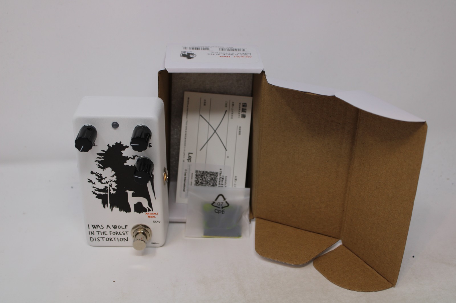 Animals Pedal I Was A Wolf In The Forest Distortion Guitar Effect Pedal + Box