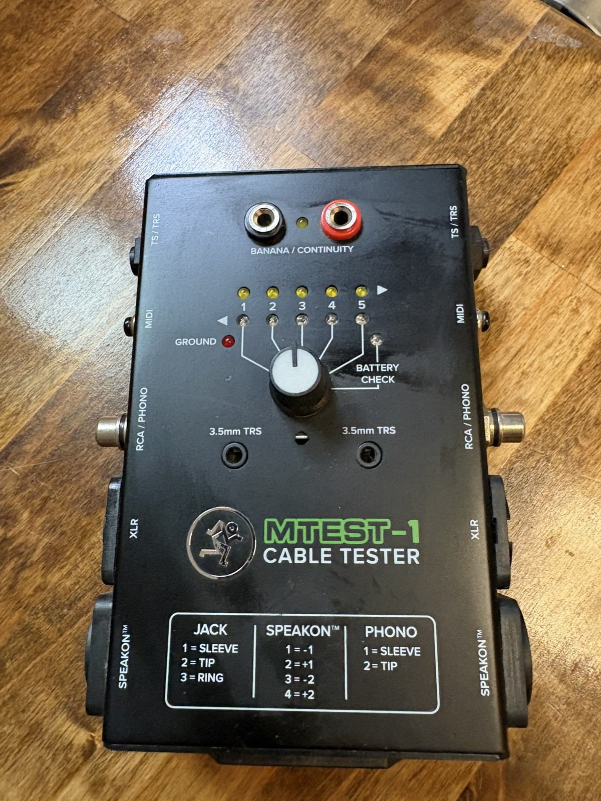 Mackie MTEST-1 Cable Tester