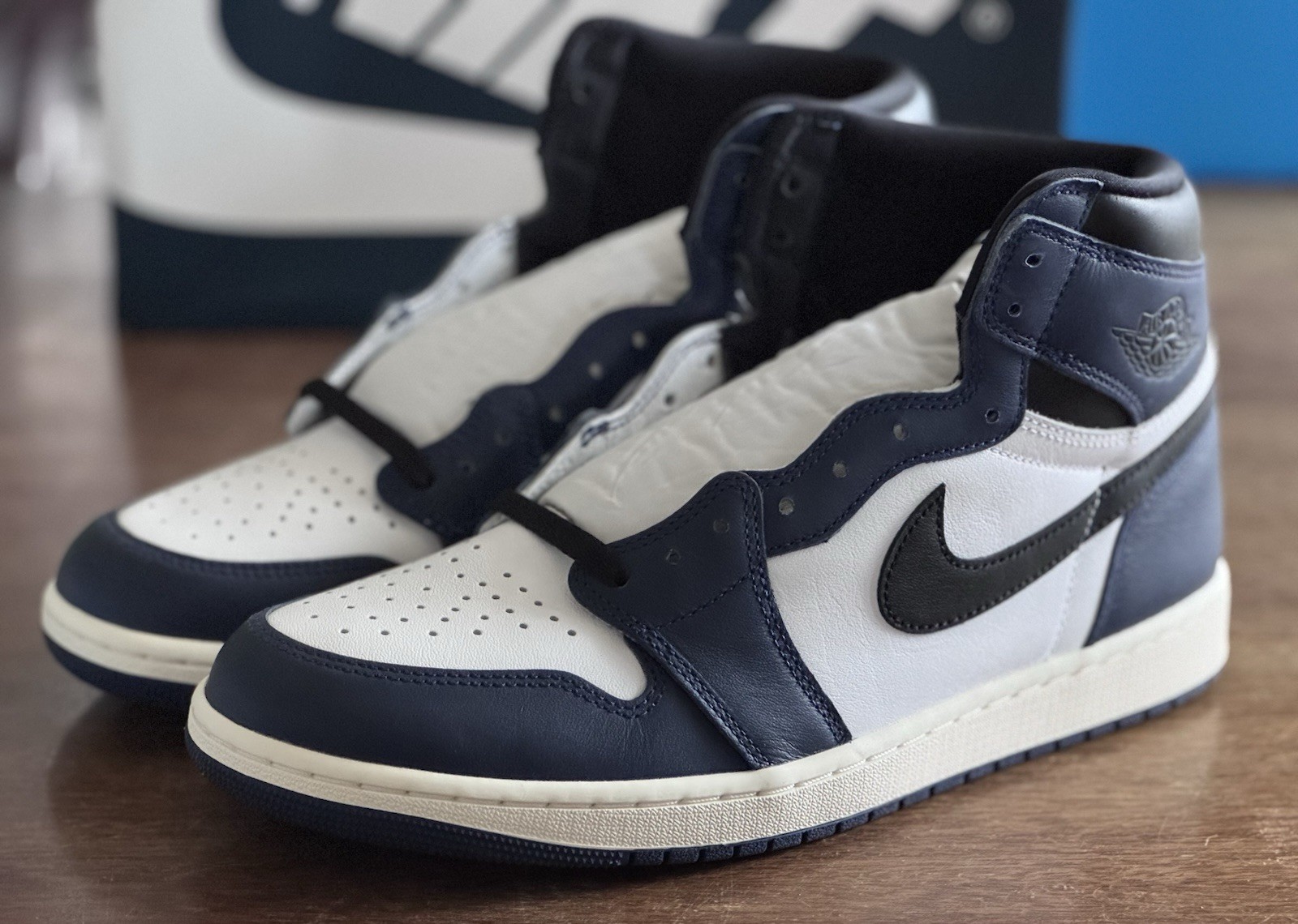 Men’s Size 12 Nike Air Jordan 1 Retro High OG Midnight Navy DZ5485-401