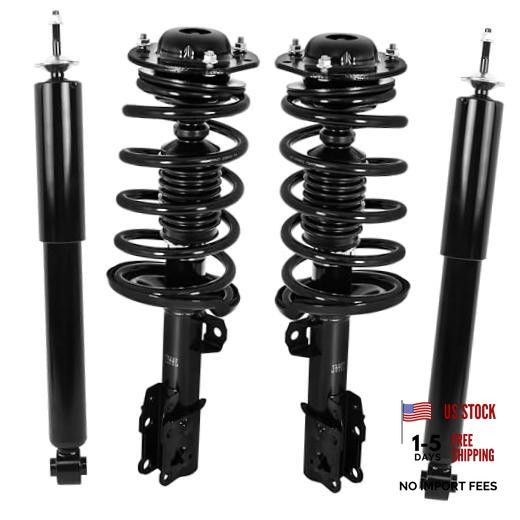 Front and Rear Struts Complete Assembly Compatible for 2004-2011 Chevy Malibu