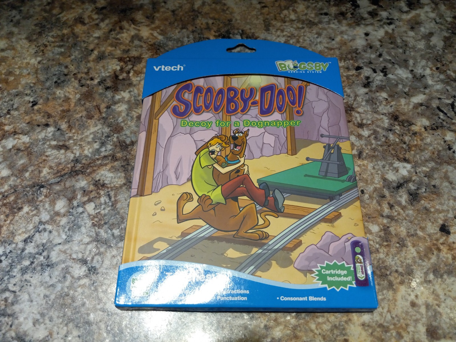 Vtech Bugsby Interactive Reading Book & Cartridge Scooby-Doo Dog Brand New