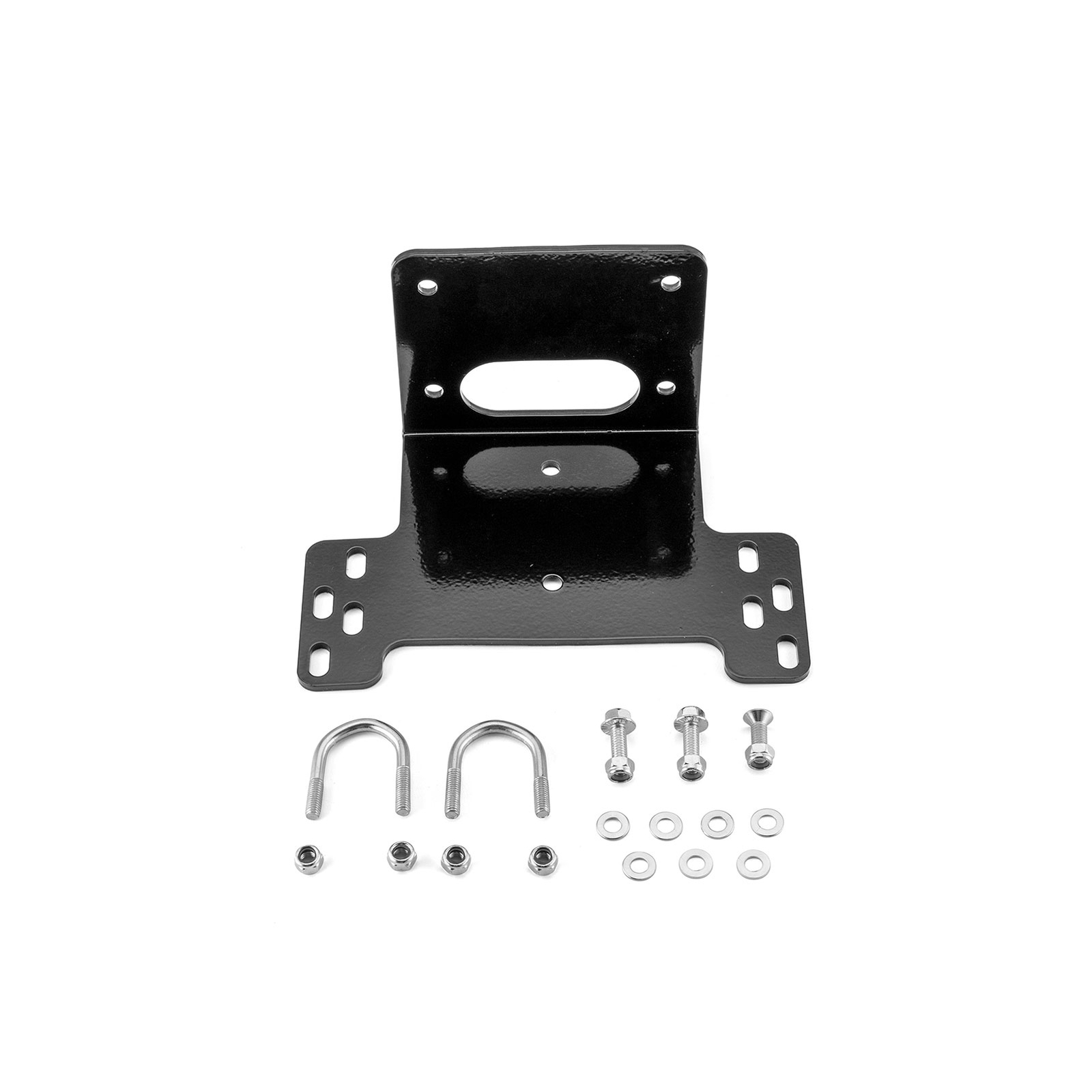 WEISEN Steel Winch Mounting Plate For Kawasaki Mule 600/610 2005-2016
