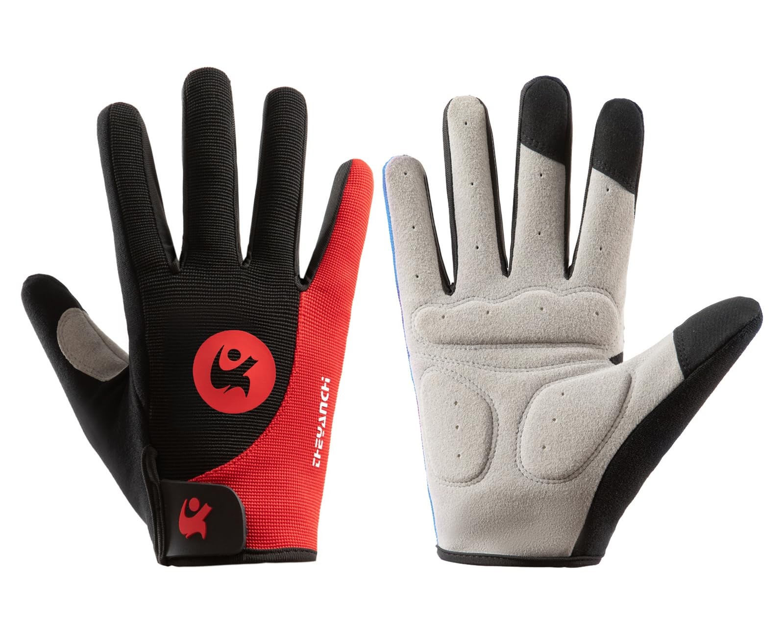 SUJAYU Full Finger Cycling Gloves for Men - Mountain Bike, Racing, MTB, Dirt ...
