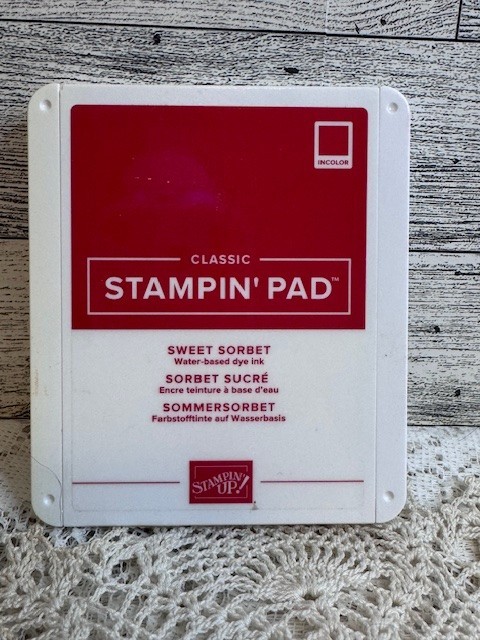 Stampin' Up! Ink Pad SWEET SORBET Cardmaking, Scrapbooking, Papercrafting