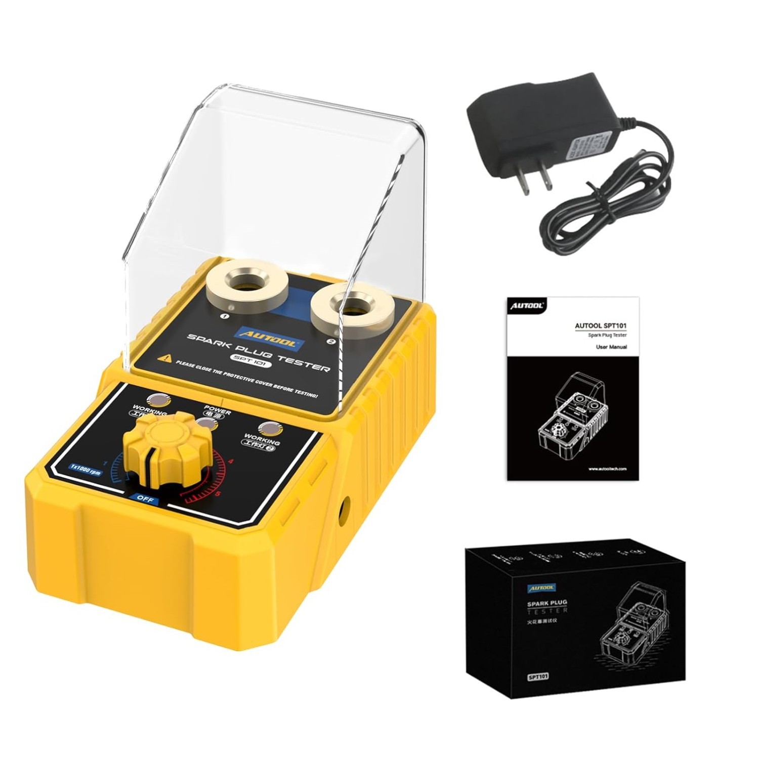 Car Spark Plug Tester,Automotive Engine Ignition Plug Analyzer 110V With