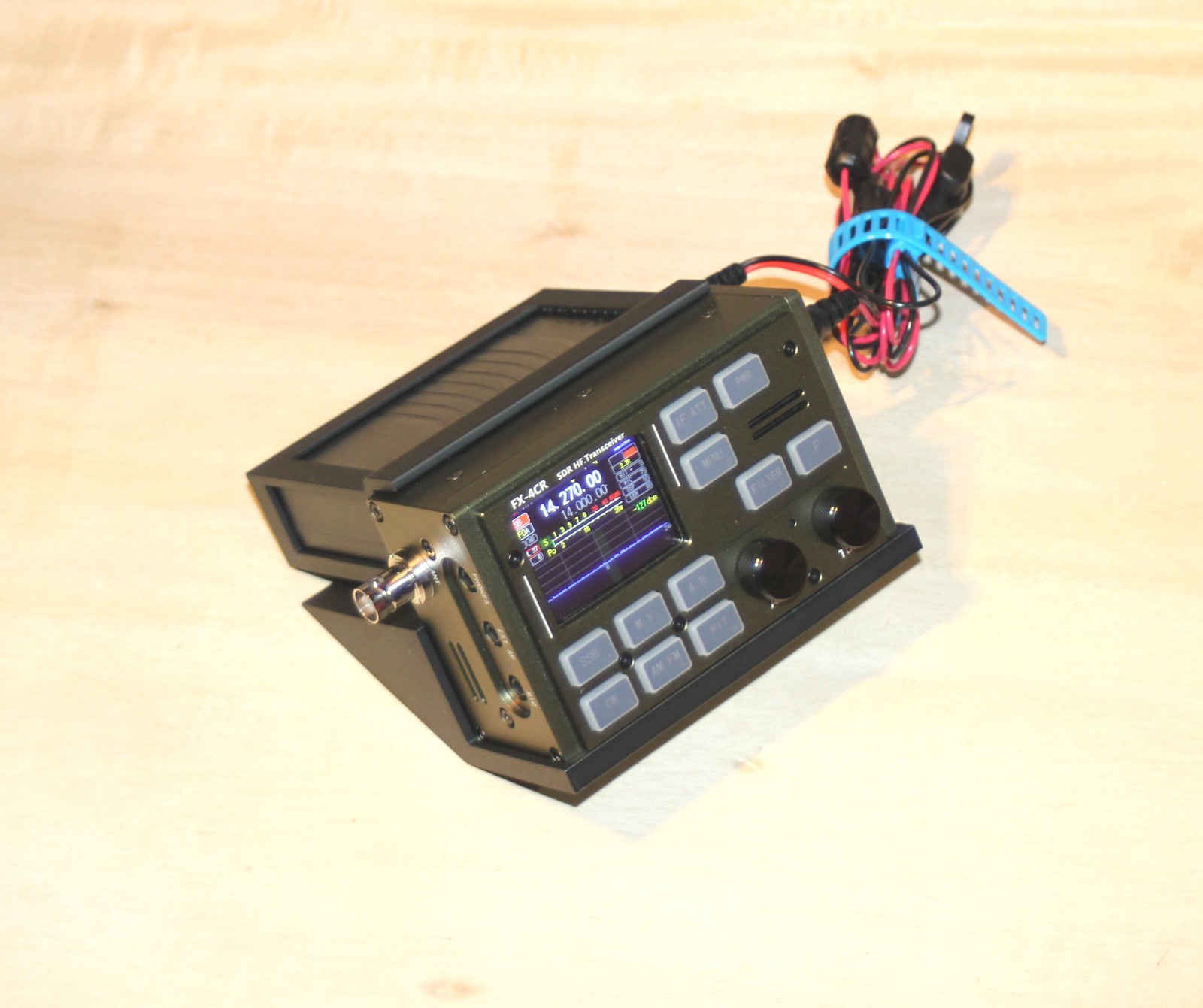 FX-4CR / Talentcell 3000 combo carrier wedge - fits radio and battery together!