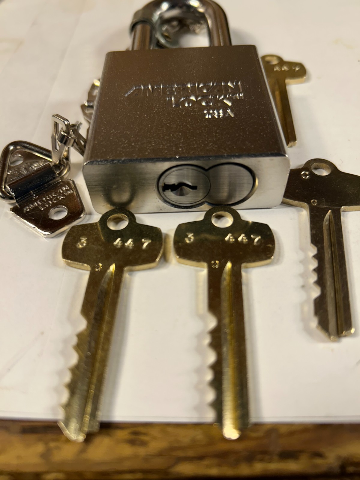 -American Lock 3261 new padlock keyed