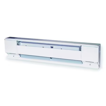 Dayton 3Ug77 36" Electric Baseboard Heater, White, 750W, 120V