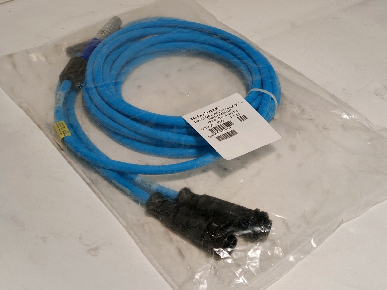 Intuitive Surgical 371716-02 Bipolar Force FX Cable Modified Connector, 1 Item