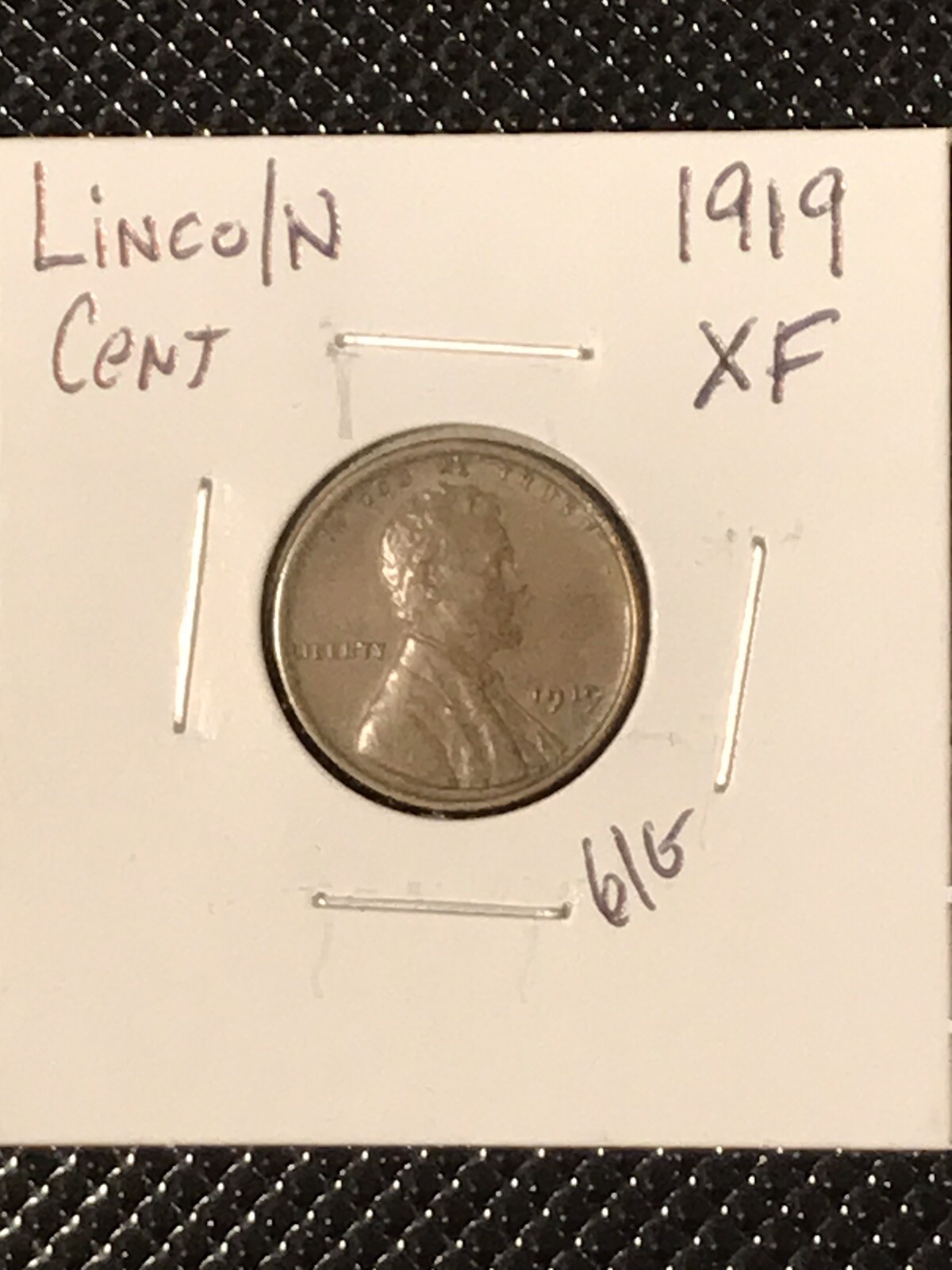 1919 Lincoln Cent XF
