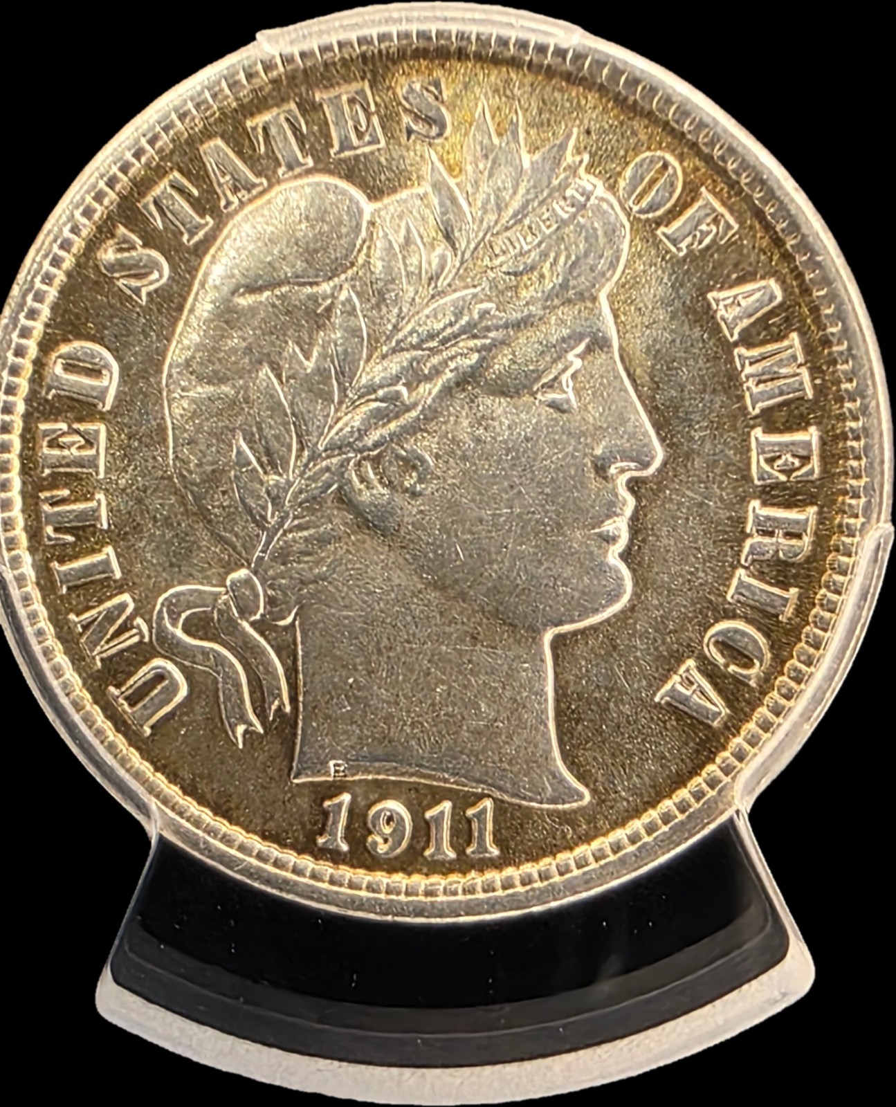 1911-P Barber Silver Dime 10C PCGS MS62