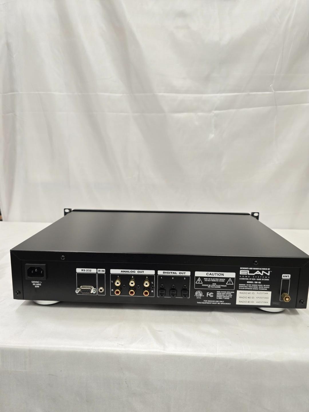 Elan XM-R3+ Multi-Room Audio Controller w/ Rackmount & Power Cord Tested