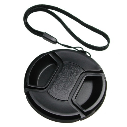 58mm Pro Center Pinch Snap-On Lens Cap with Keeper New for Camera from US Seller