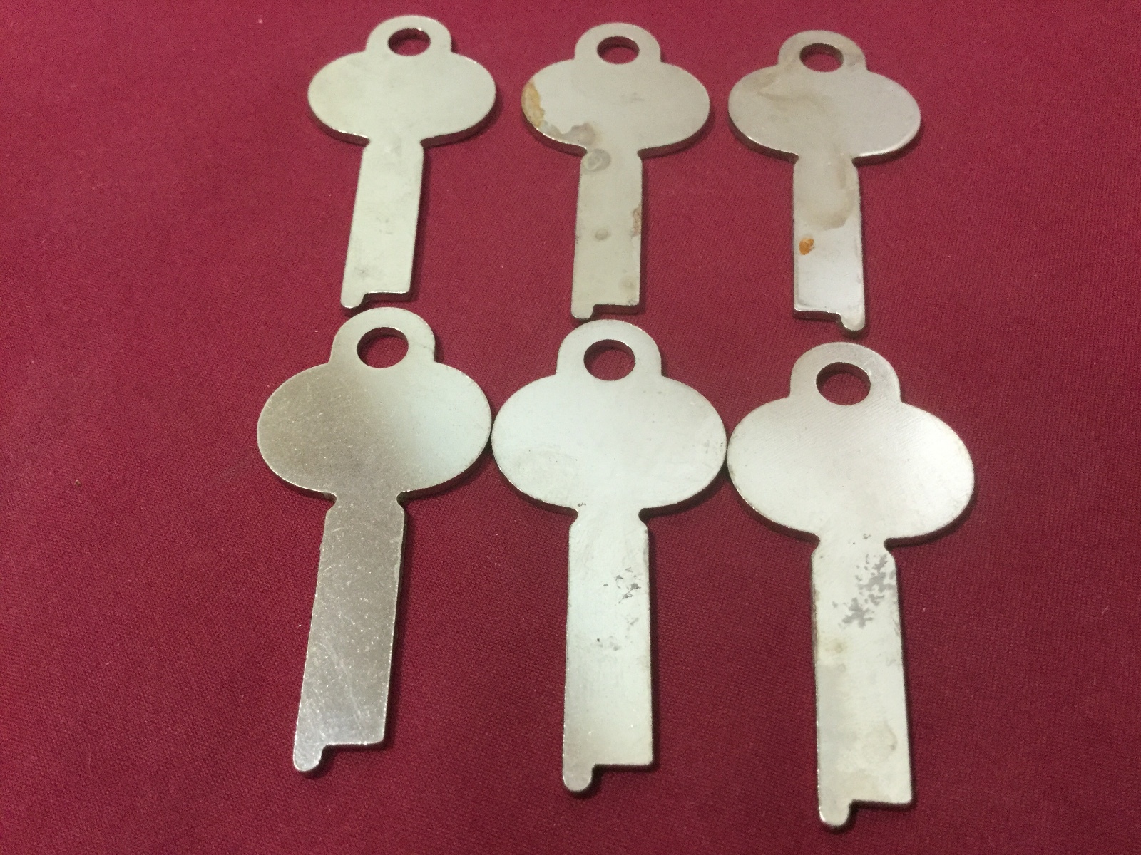 Ilco Aftermarket 1303 Flat Steel Key Blanks, Set of 6 - Locksmith