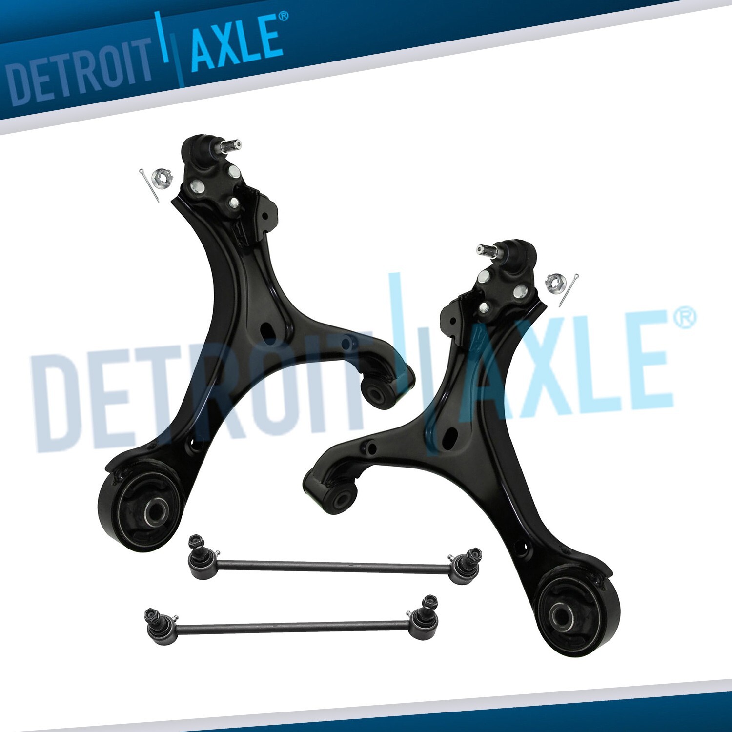 Front Lower Control Arms Sway Bar Links Kit for 2012-2015 Honda Civic Acura ILX
