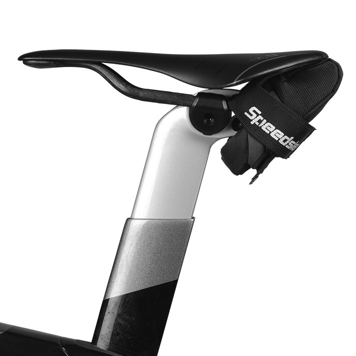 Speedsleev Ranger Waterproof Saddle Bag | 0.6L Small Black Str strap Mount