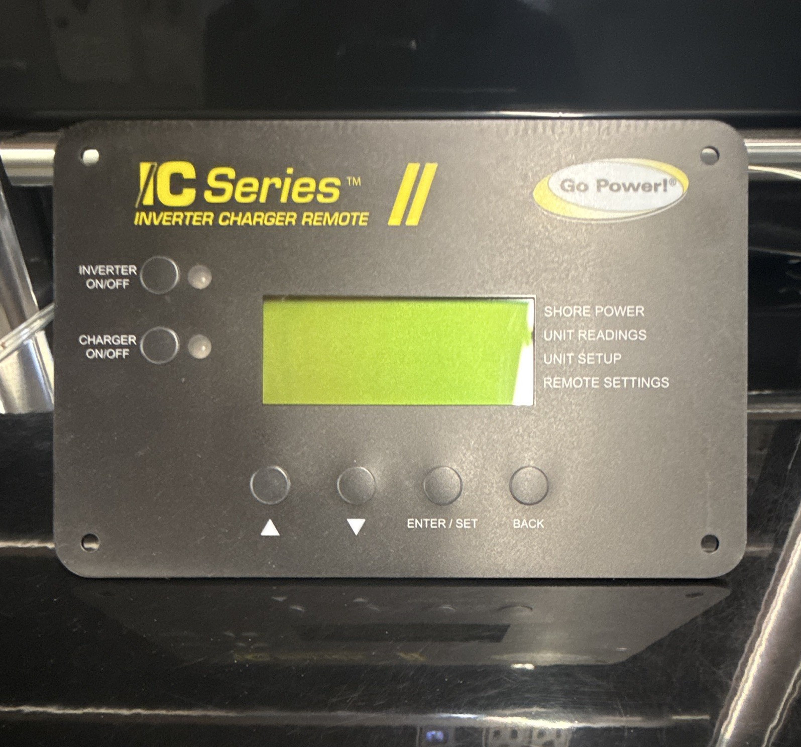 Go Power! IC Series II Inverter Charger Remote Panel GP-ICR-50 Black