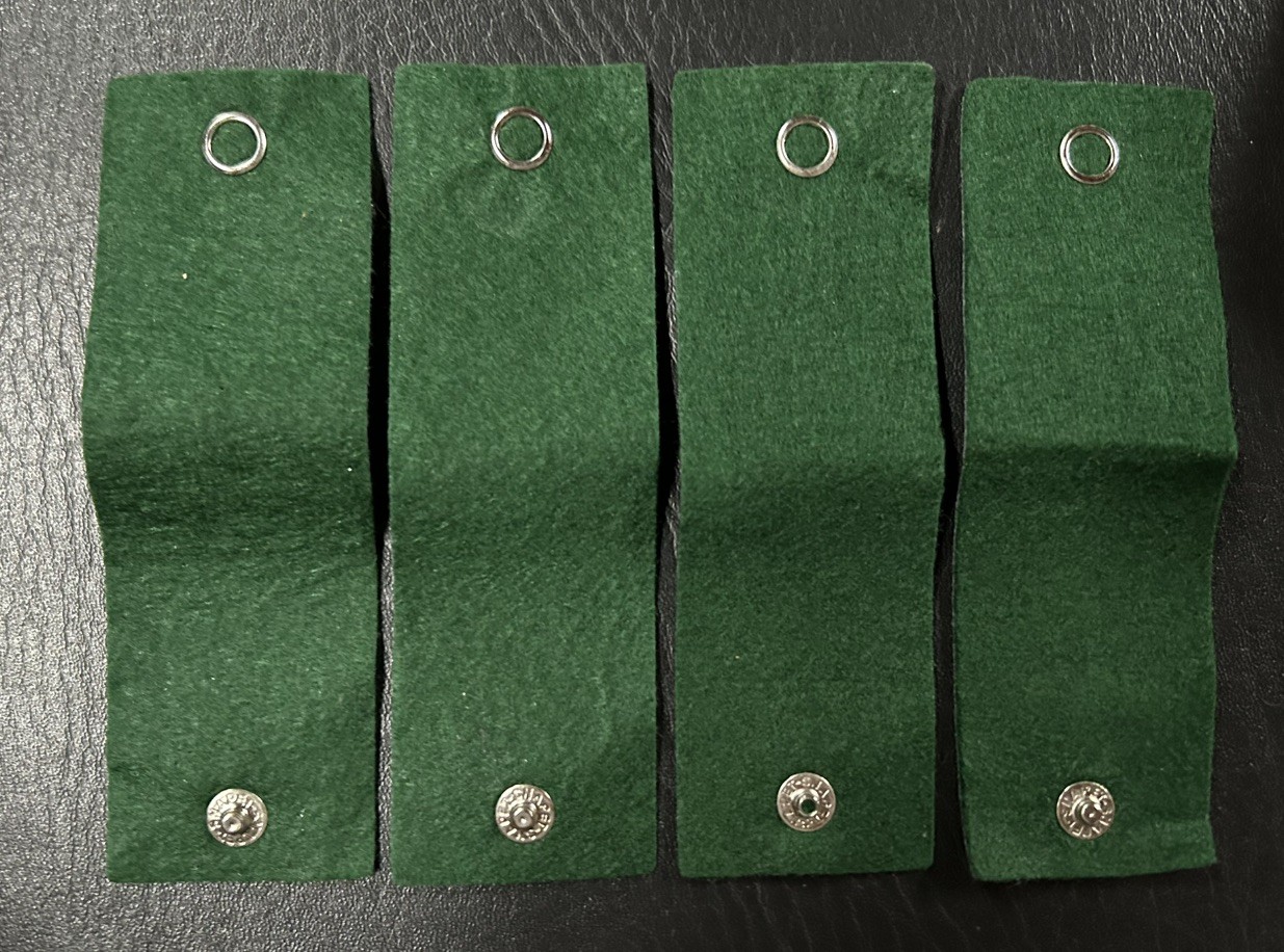 Vanguard Army Leadership Tabs - 4 Pack - Snap On, NIP