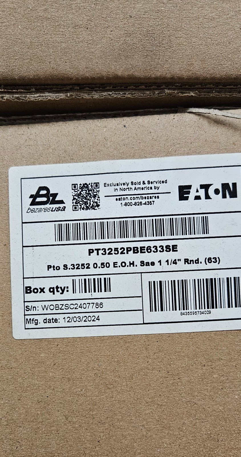 EATON PT3252PBE633SE - LOW PROFILE MD PTO ALLISON 10 (EAT)