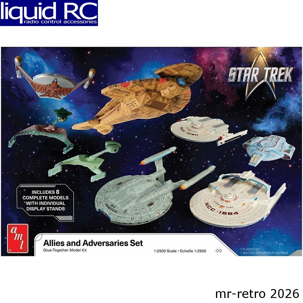 AMT 1443 Star Trek Adversaries & Allies Ship Set