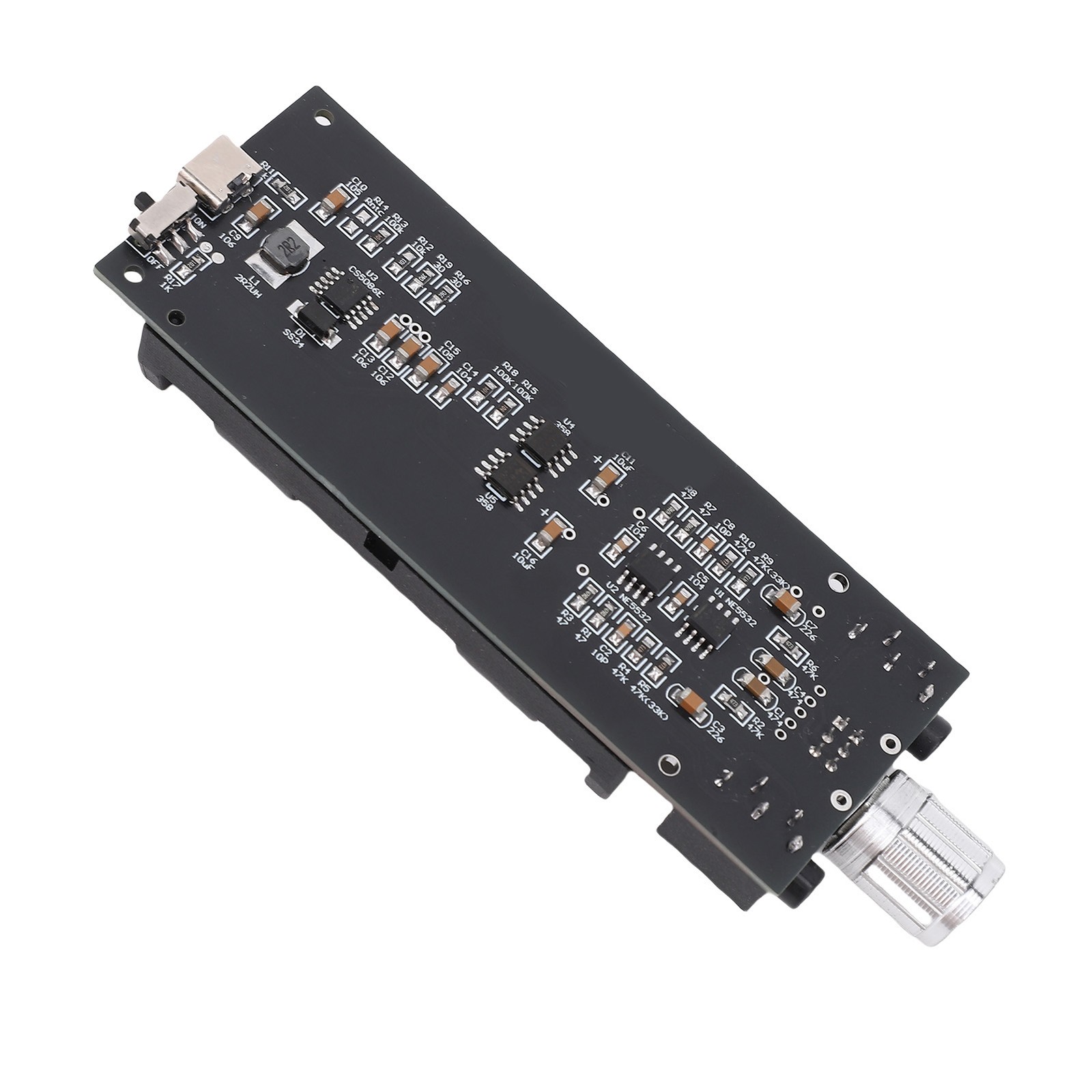 47HiFi NE5532 Headphone Amplifier Board PCB Rechargeable Earphone Amp Module 2A