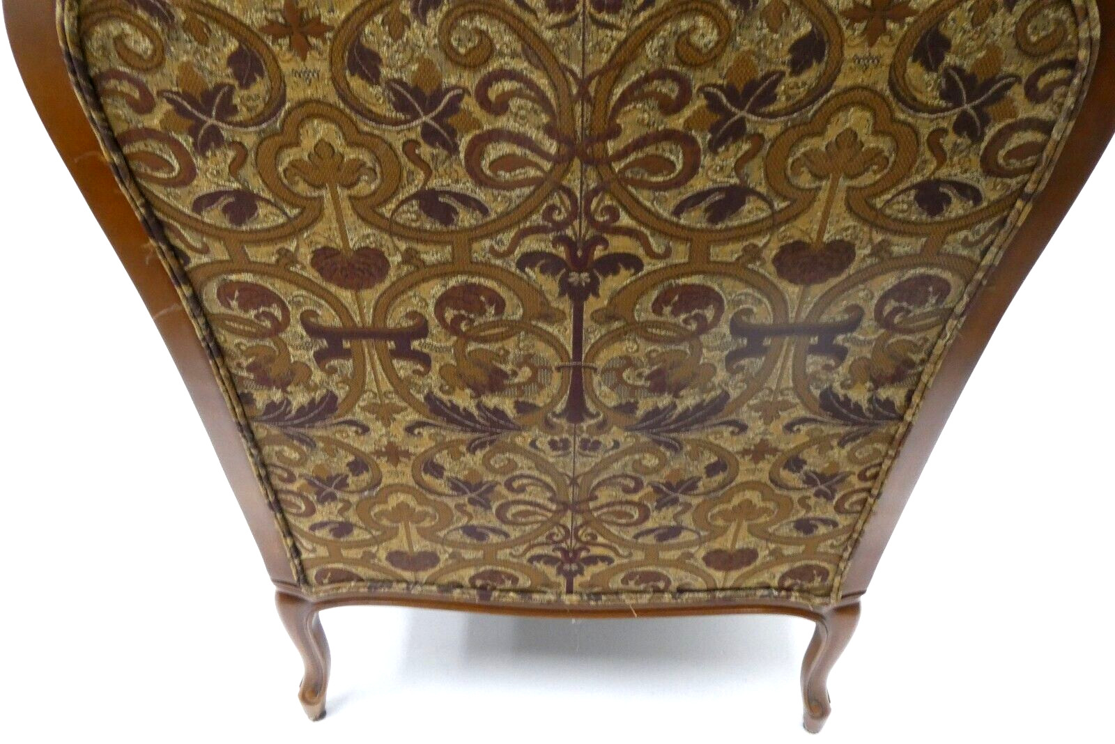 Used Clyde Pearson Company Lane Co Burgundy Cushioned Arch Wood Accent Chair