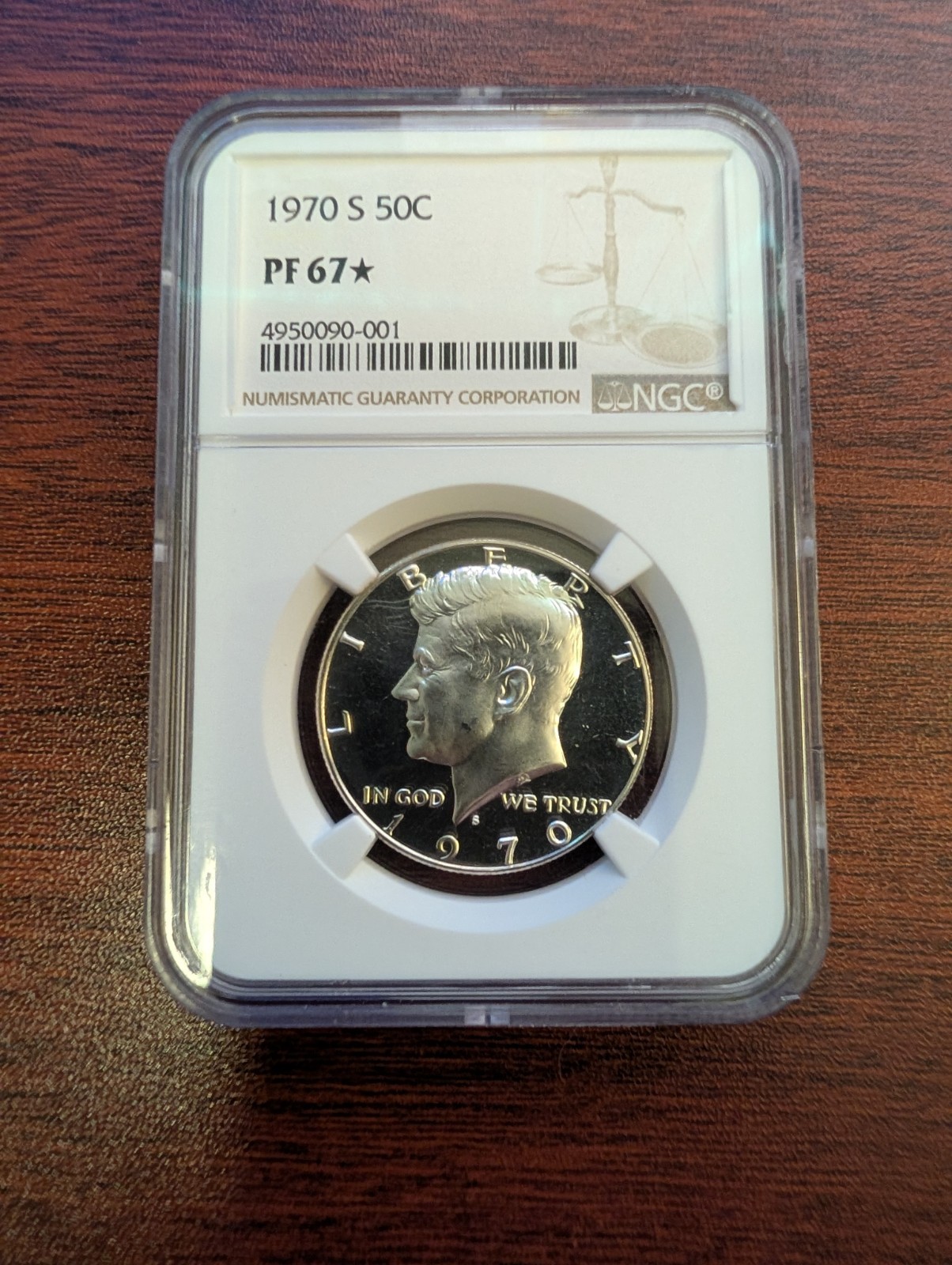 1970 S 50C Kennedy NGC PF67*