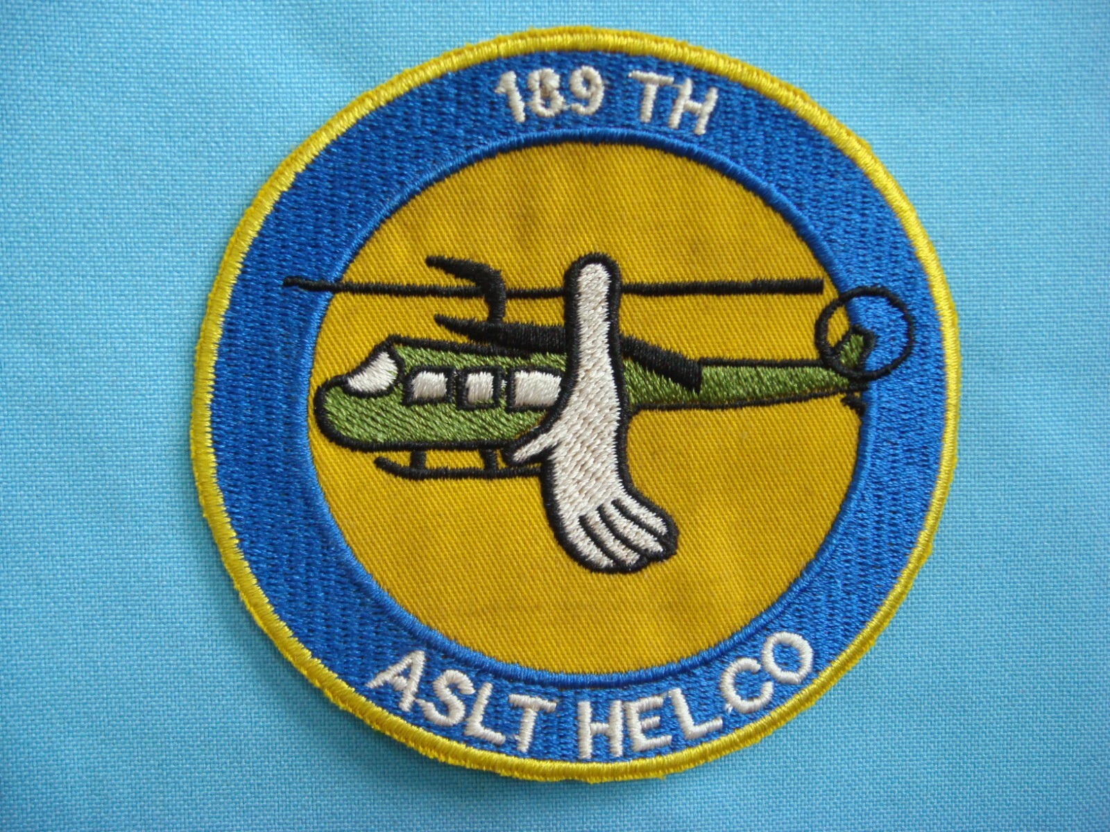VIETNAM WAR PATCH, US 189th AVIATION ASSAULT HELICOPTER