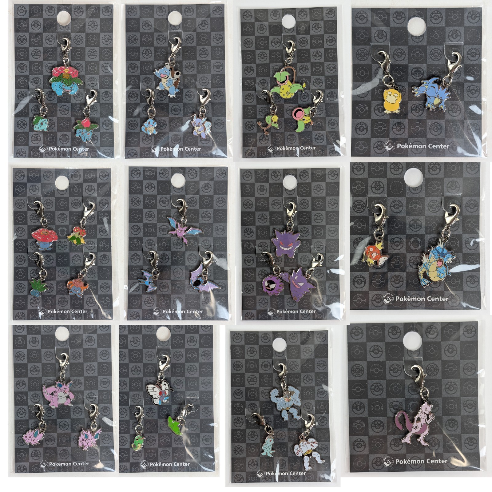 1st Generation Pokemon Center Originals Metal Charm Keychain NEW Japan Choose 1+