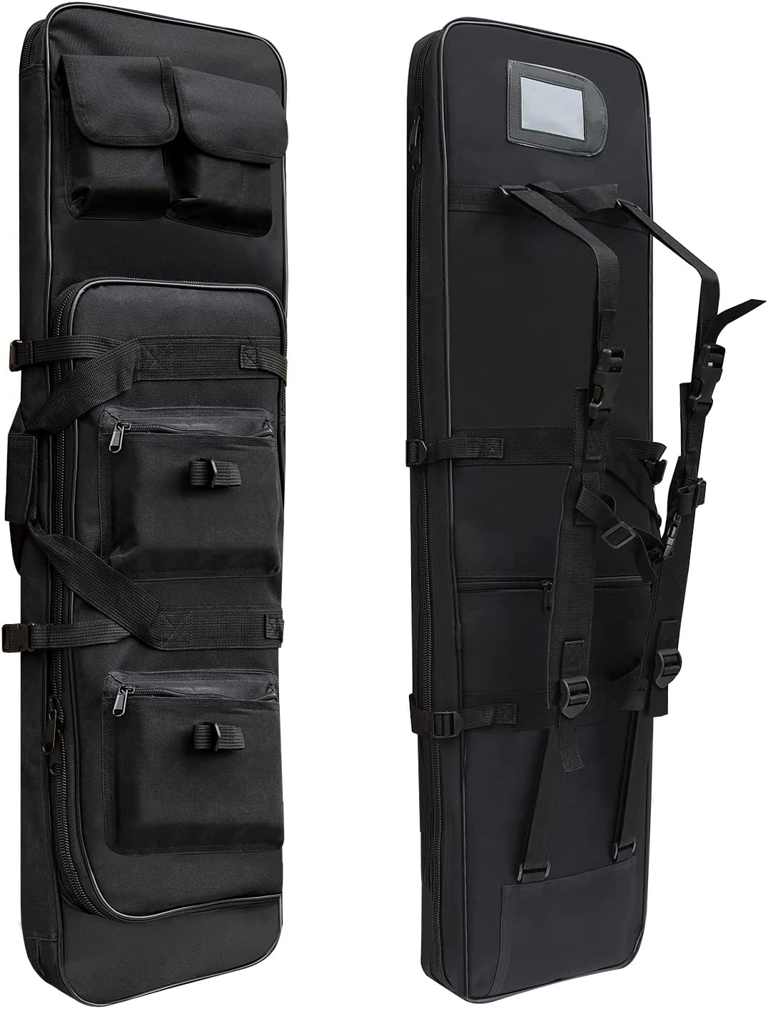 47" Tactical Rifle Bag Carbine Range Gun Padded Soft Carry Case Backpack Hunting