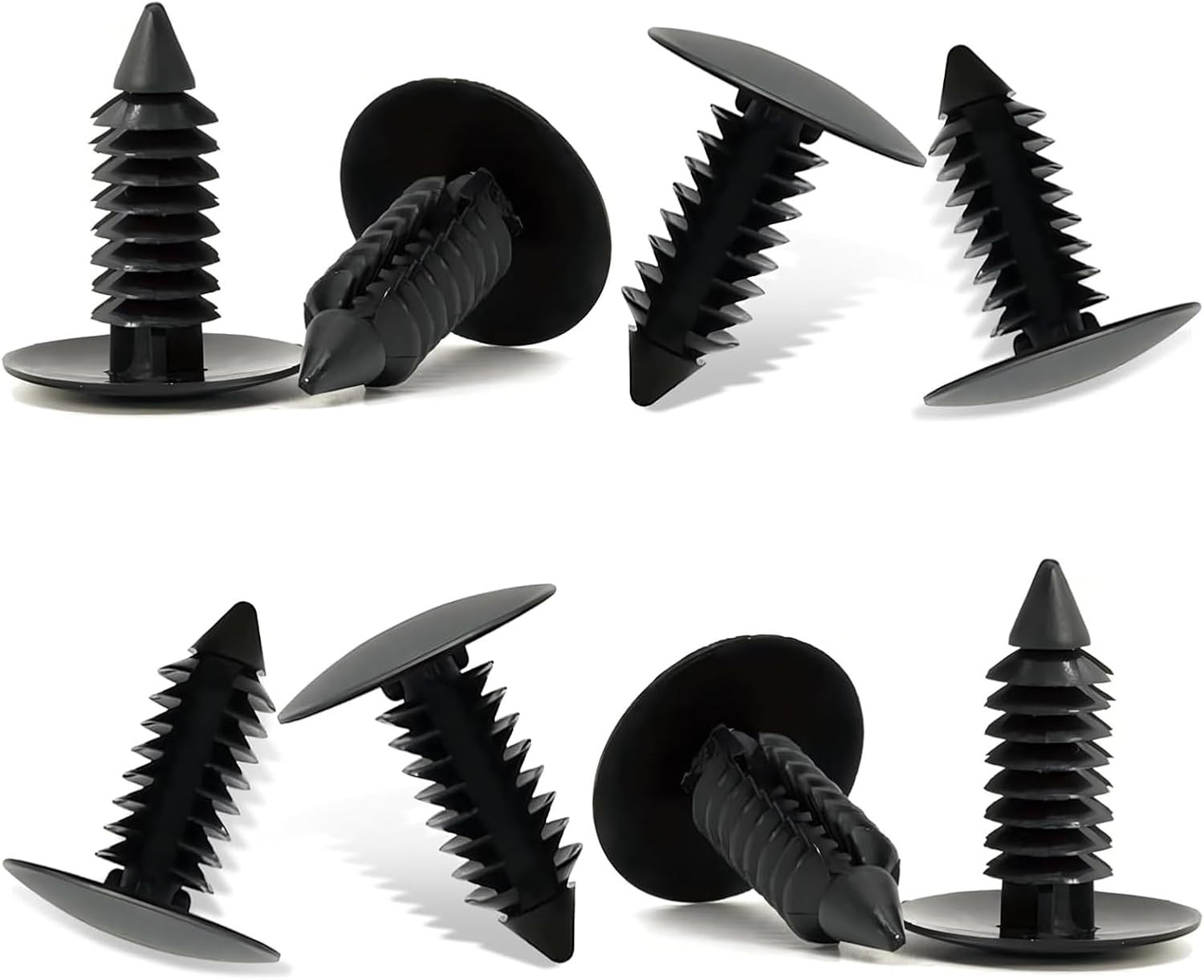 Pack of 8 License Plate Hole Plugs, Car Bumper Plugs, License Plate Hole Cover C