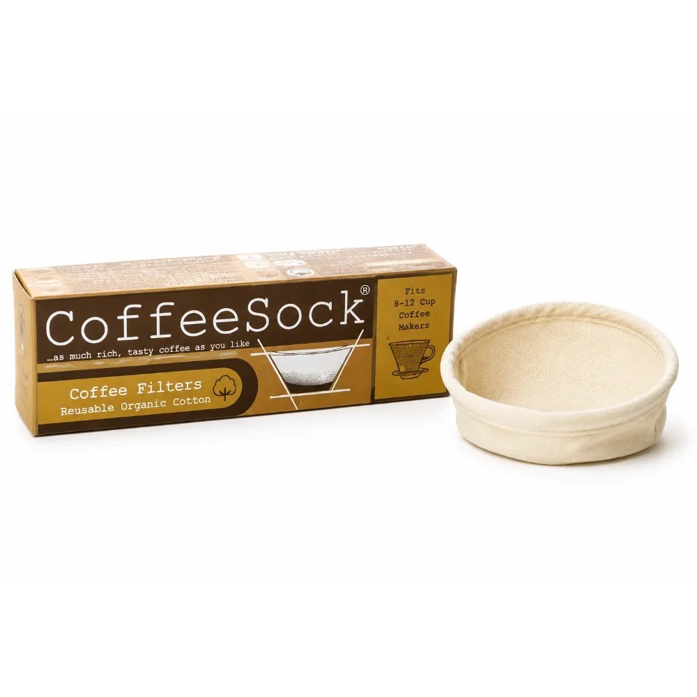 CoffeeSock Reusable Coffee Filters - Kalita Wave 185 (2 Filters) - Organic