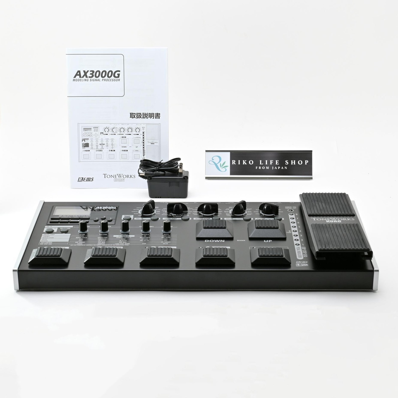 KORG AX3000G Guitar Multi Effects Processor w/ Manual Tested From Japan