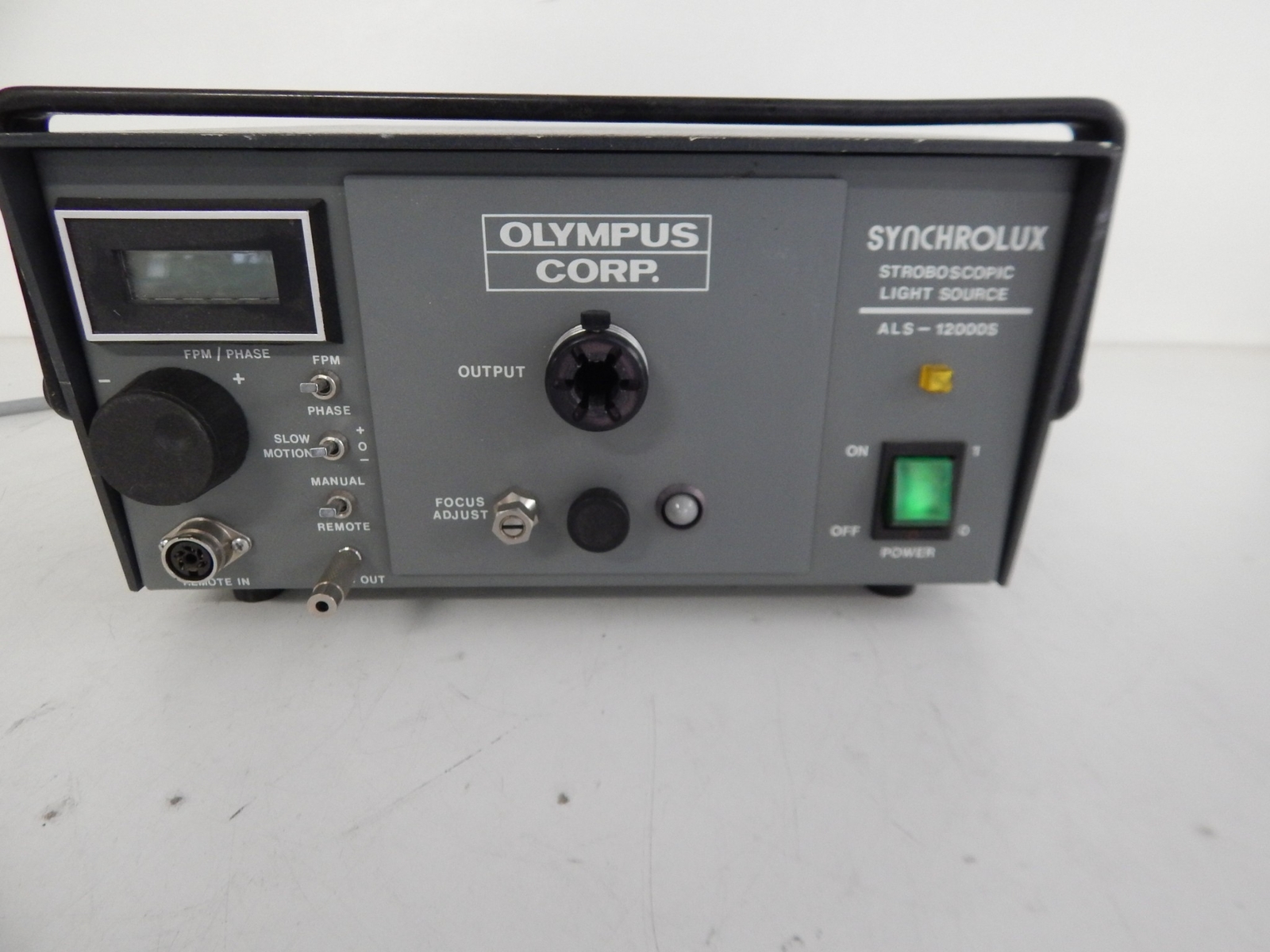OLYMPUS SYNCHROLUX STROBOSCOPIC LIGHT SOURCE ALS-12000S (PSM35)
