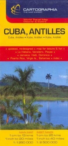 Map of Cuba and Antilles, by Cartographia