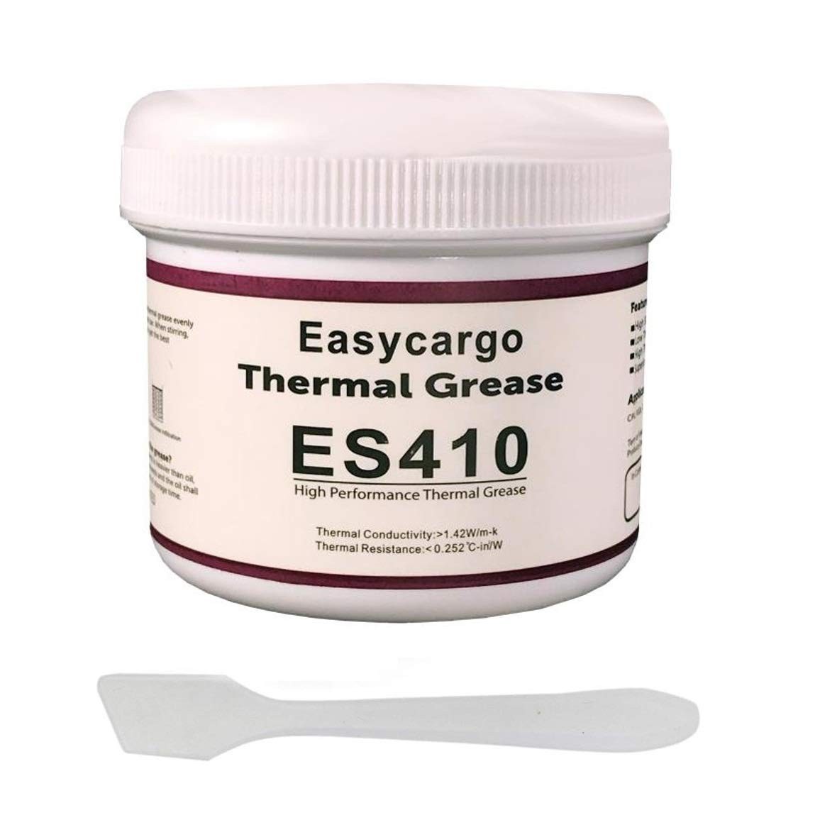 200gr Thermal Paste Kit Conductive Grease White Silicone Carbon Compound GPU