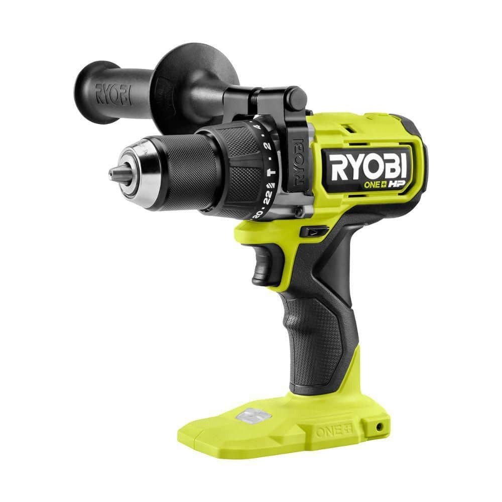 Ryobi ONE+ HP 18V Brushless Cordless 1/2 in. Hammer Drill (Tool Only)