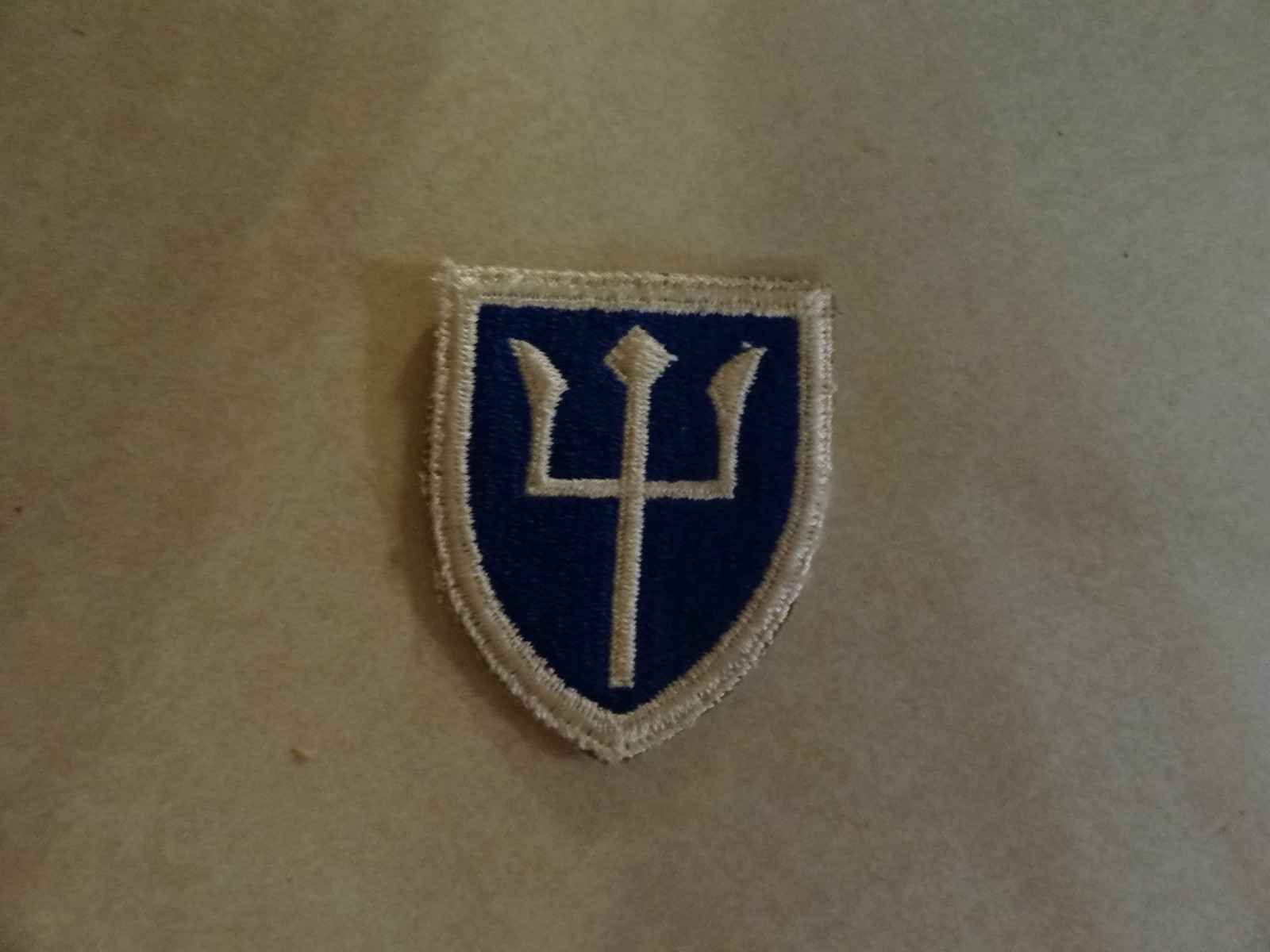 MILITARY PATCH VINTAGE WW2 ERA CUT EDGE US ARMY 97TH INFANTRY DIVISION